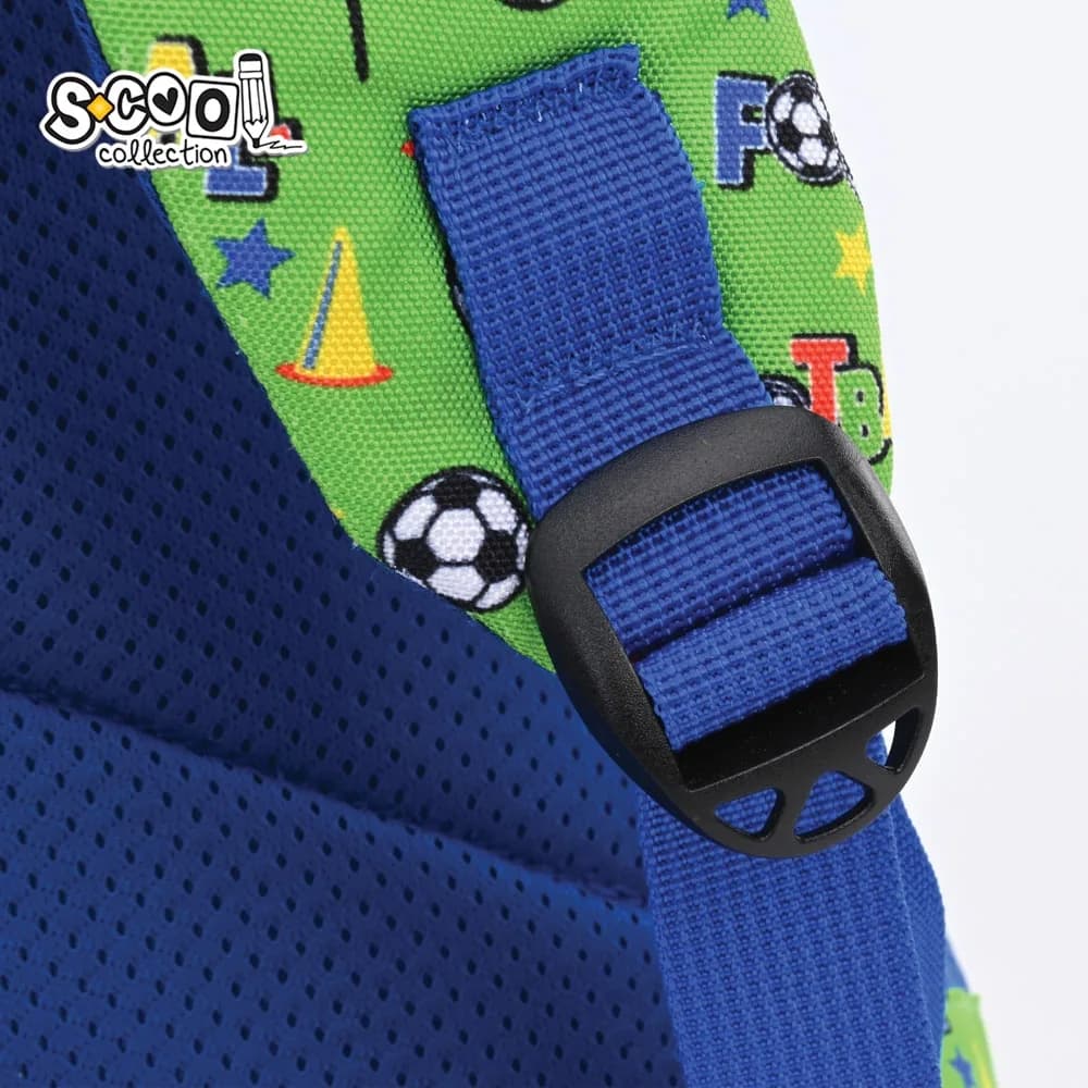 Ghiozdan gradinita, 30x25x14 cm, FOOTBALL FUN - S-COOL — miniatură