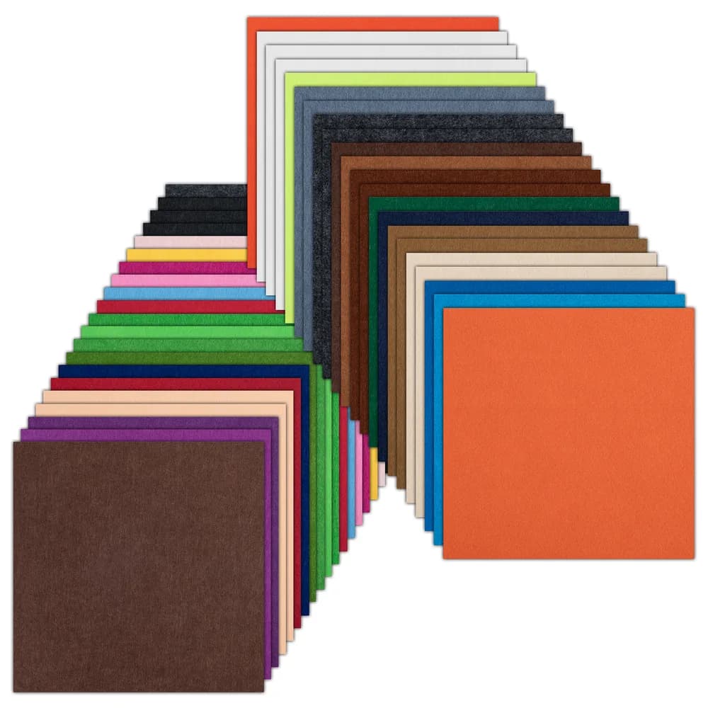 Accesoriu gravator laser LOKLiK Felt Sheet Bundle 1,0 mm – Mix Color – 42 buc — miniatură