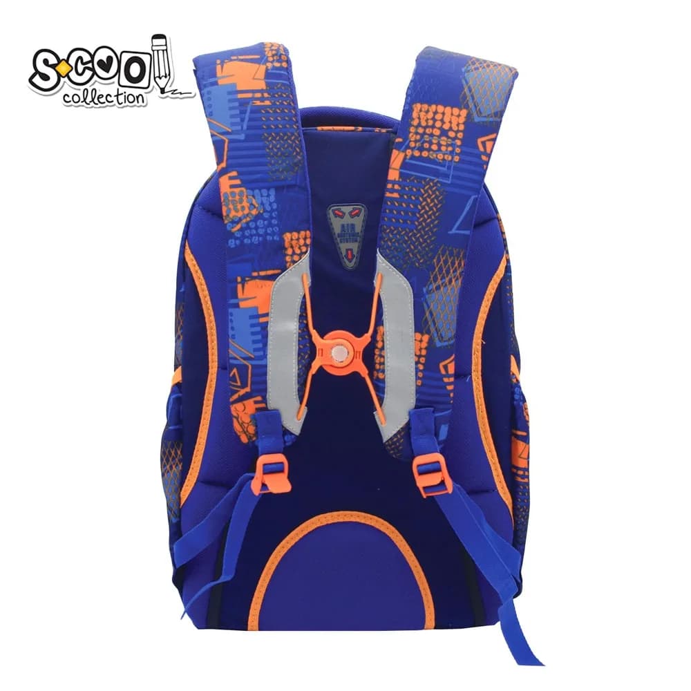 Ghiozdan anatomic, compartiment laptop, 29x22x43 cm - S-COOL — miniatură