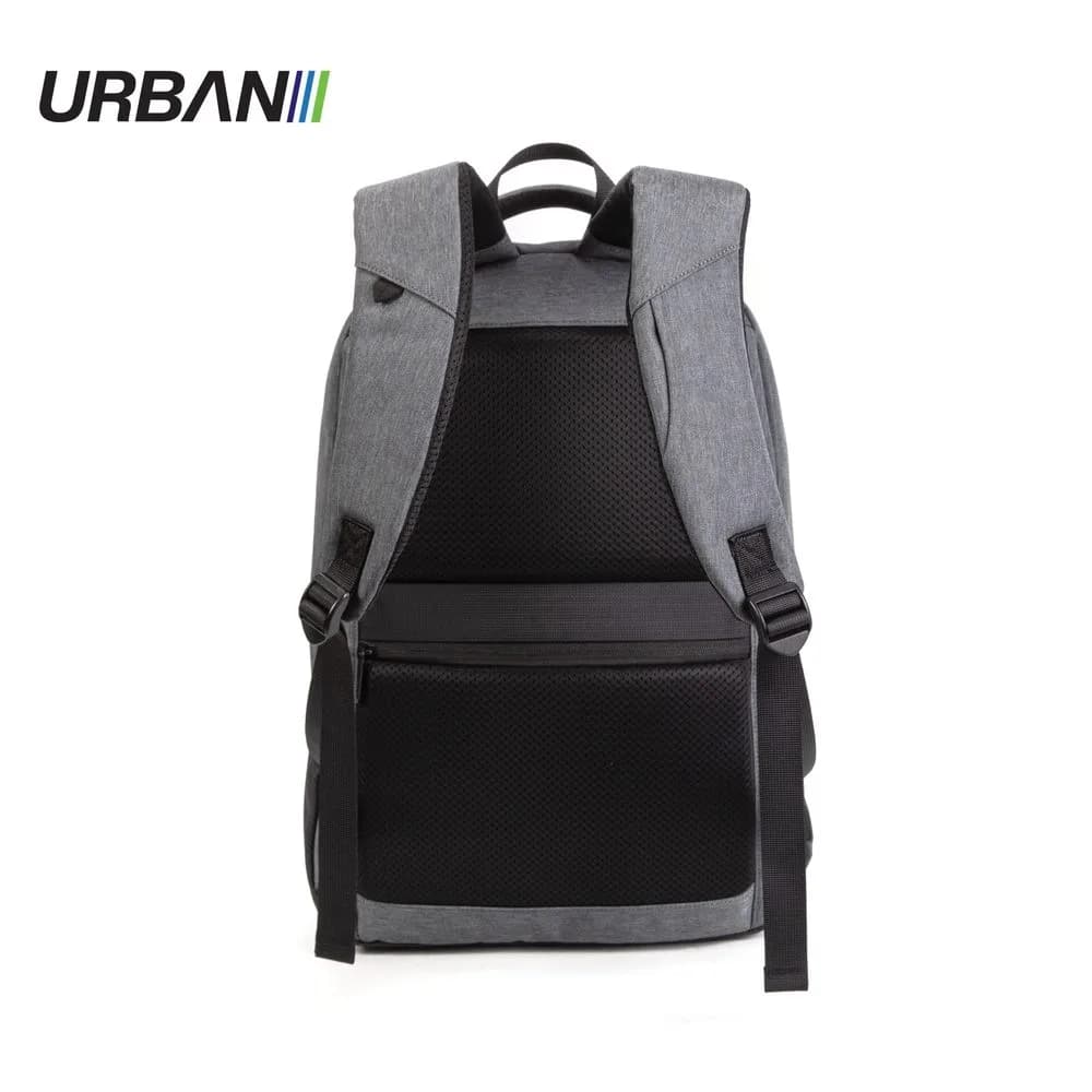 Ghiozdan compartiment laptop, URBAN GRAY, 32x19x47 cm - OFFISHOP — miniatură