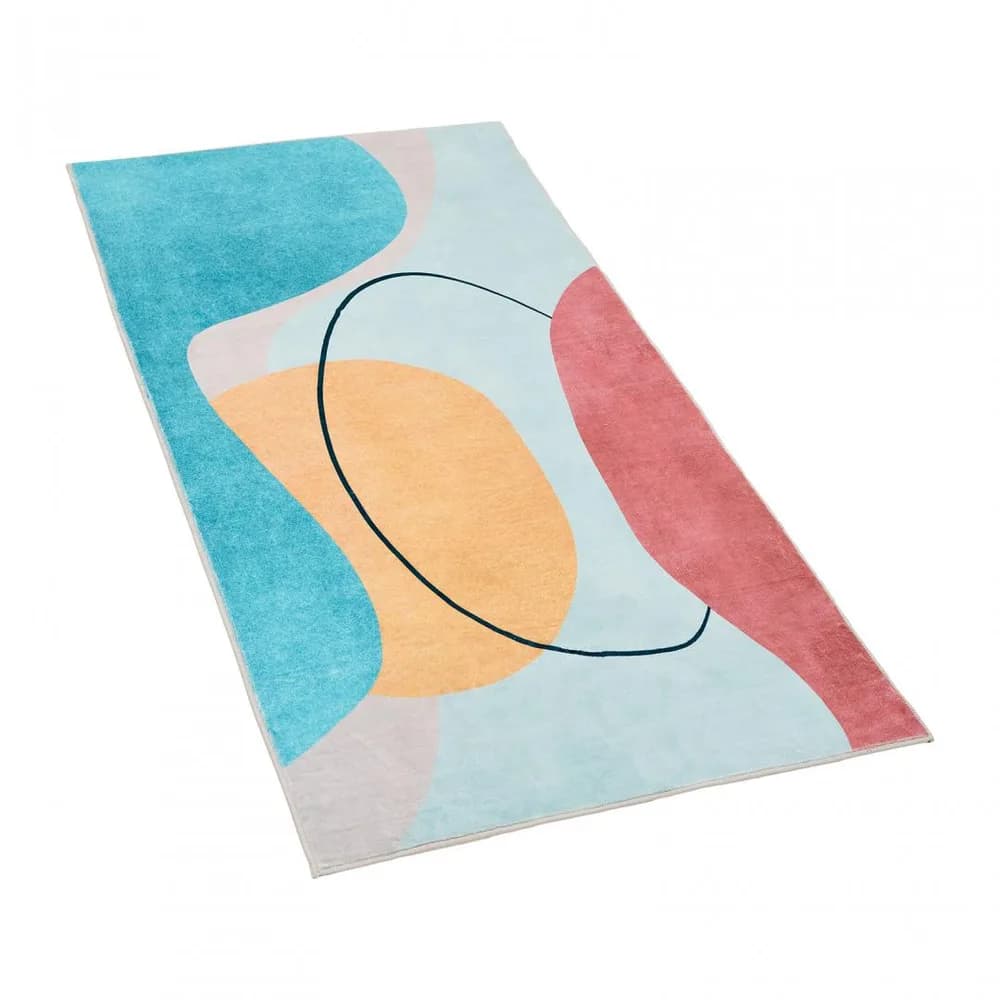 Covor printat, ERIN 70x140 cm, lavabil cu spate antialunecare, inaltime fir 3mm — miniatură