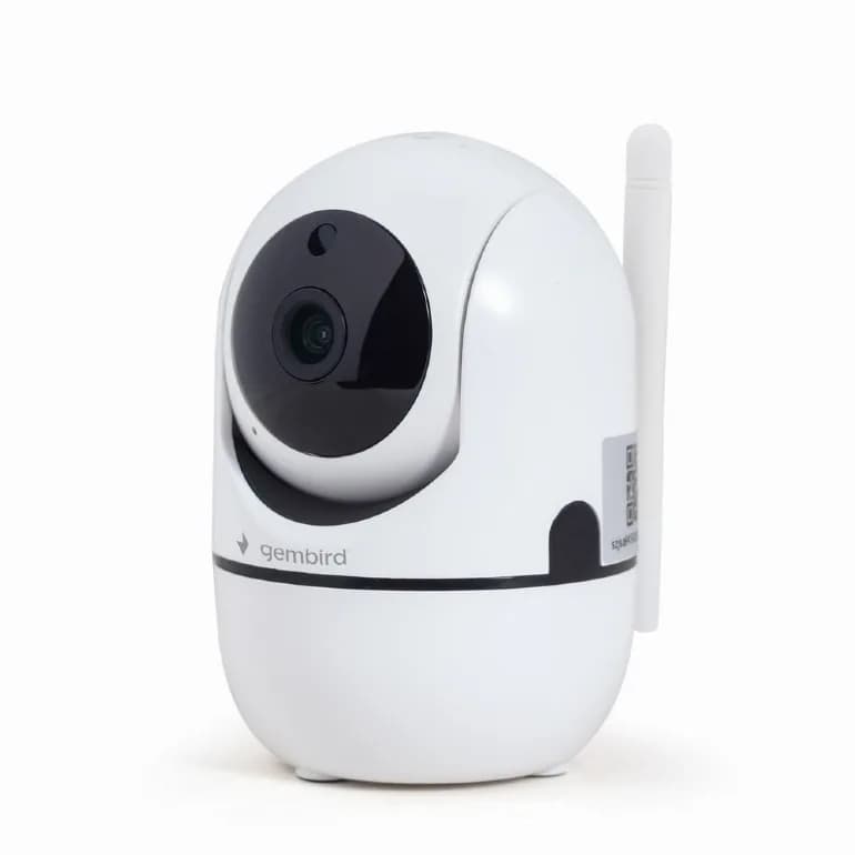 CAMERA IP GEMBIRD, pt. interior, CMOS 2 Mpx, lentile 3.6mm, wi-fi, rezolutie FullHD 1920x1080, video H.264 AVI, microfon, rotatie 355 gr, inclinare 120 gr, carcasa plastic, slot microSD card, Tuya — miniatură