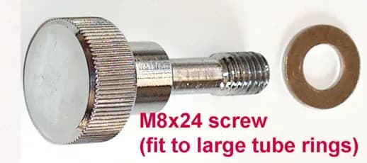 Șurub de fixare din oțel M8x24 (de exemplu, pentru prinderea unui inel de tub)
