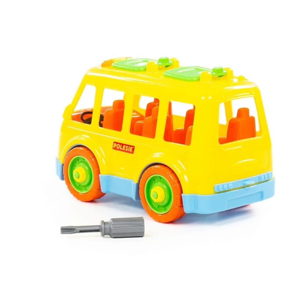 Autobuz demontabil, 26,5X14,5X15,5 cm, Polesie — miniatură