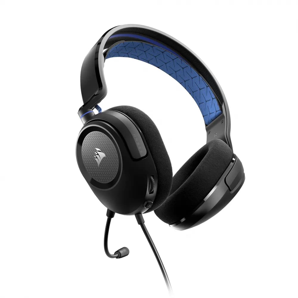 Casti Gaming Head-band Corsair HS35 v2, Wired, Albastru — miniatură