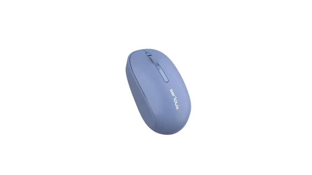 Mouse Serioux Spark 215 Wireless Albastru, Senzor: Optic, DPI: 1000, conexiune: Dongle USB 2,4 GHz, banda de frecventa: 2,4 GHz, click silentios, alimentare: 1 baterie AA inclusa, 1,5 V, cerințe OS: Win, Mac, Vista — miniatură