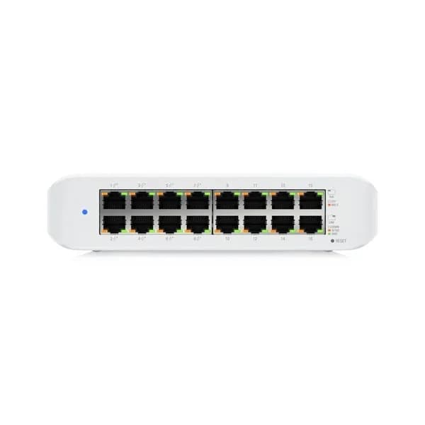 SWITCH. PoE Ubiquiti UniFi Desktop 16Port Gigabit Switch with PoE "USW-LITE-16-POE-EU"