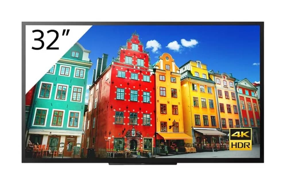 Display profesional 32" Sony Bravia, FW-32BZ30J, 300cd, 24/7, Landscape/Portrait, Apple AirPlay/Chromecast încorporat