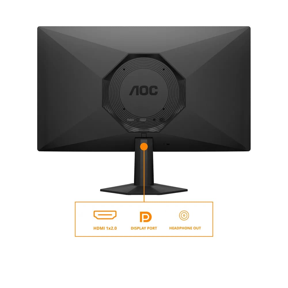 Monitor AOC 23.8" 24G50F, Diagonal (inch): 23.8, Diagonal (cm): 60.5, Aspect ratio: 16:9, Panel: IPS, Resolution: 1920x1080, Refresh Rate: 180Hz, Response time GtG: 4ms, Response time MPRT: 0.5ms, Brightness (max): 300 cd/m², Contrast (static) : 1500:1, Viewing angle: 178/178, Color Gamut Type — miniatură