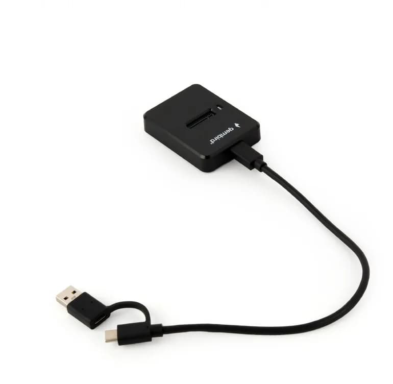 SSD DOCKING Station GEMBIRD, USB 3.1 Type-C, SSD suportat M2 NGFF & NVMe, conectare S-ATA & PCIe, slot: 2230, 2242, 2260, 2280, 22110, black, "DD-U3M2" — miniatură