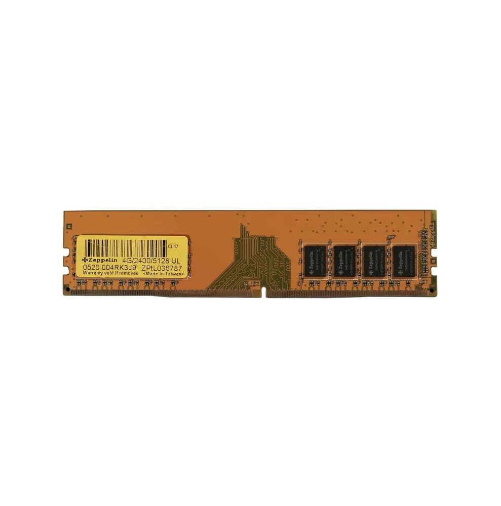 MEMORIE DDR Zeppelin DDR4 4GB frecventa 2400 MHz, 1 modul, retail "ZE-DDR4-4G2400b"