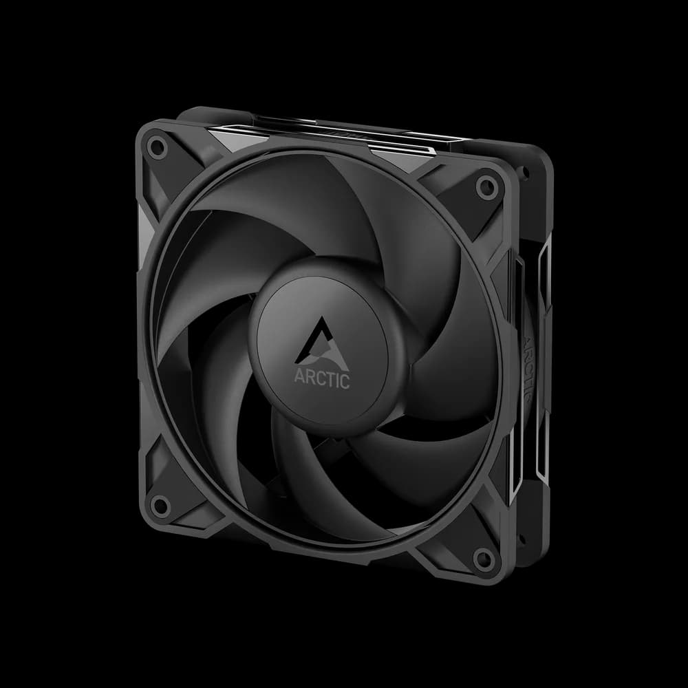 Ventilator Arctic "P12 Pro", 120mm, 600 - 3000 RPM, FDB, 77 cfm, 4pin PWM, negru, "ACFAN00305A" - 4895265000072 — miniatură