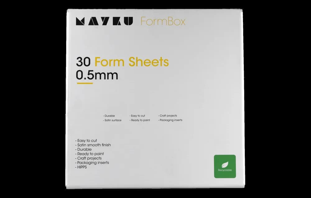 Accesoriu imprimantă 3D Mayku FormBox Form Sheets (30 buc) — miniatură