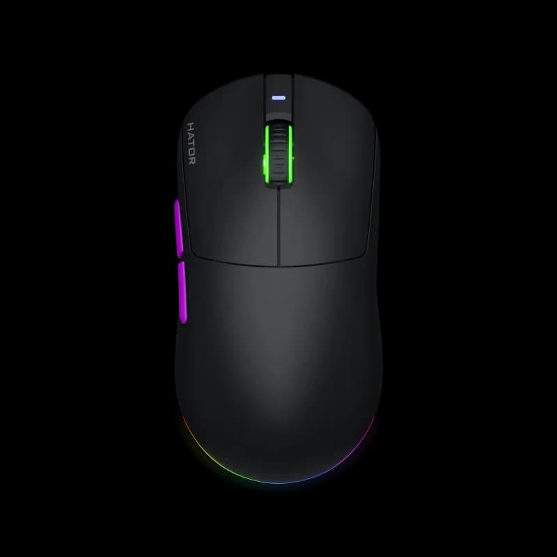 Mouse Gaming Wireless Hator Quasar 3 Ultra 8K Wireless, 30000 DPI, negru