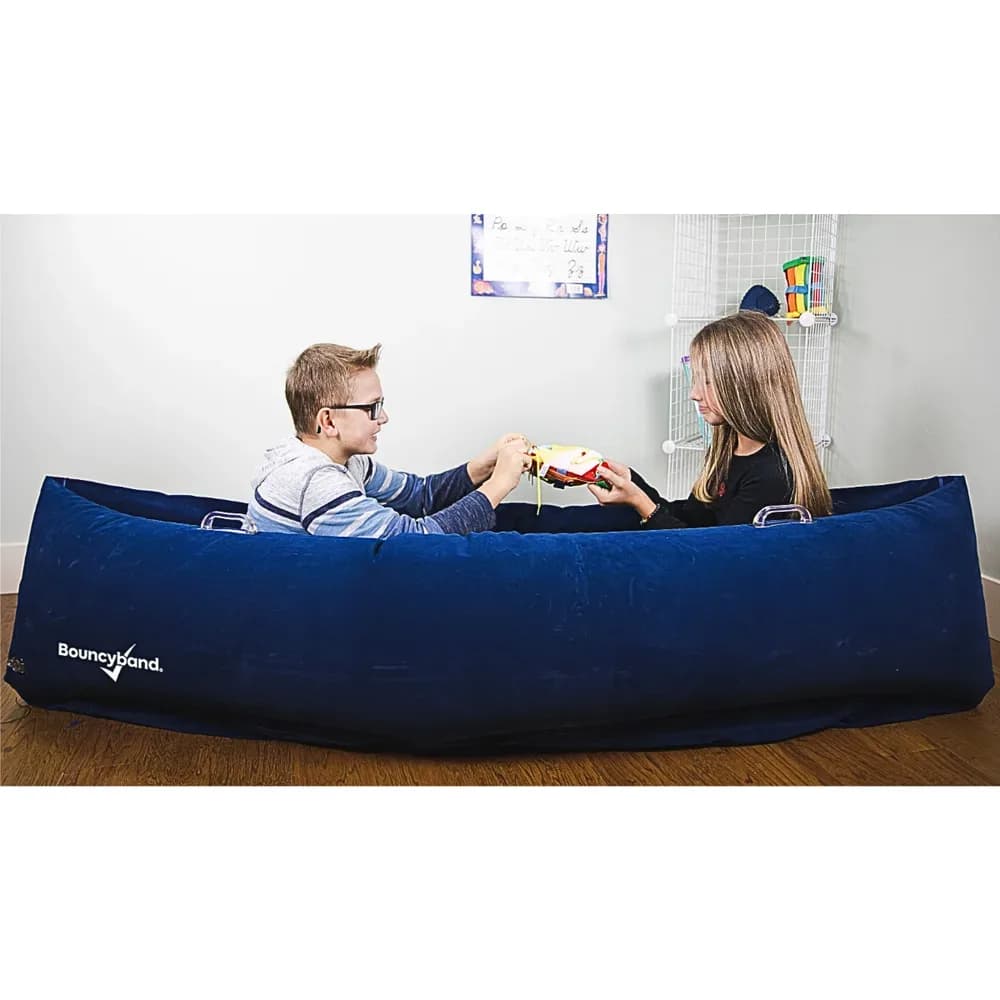 Peapod Gonflabil Bouncyband Îmbrățișare Canoe Senzorială 2m/Albastru — miniatură
