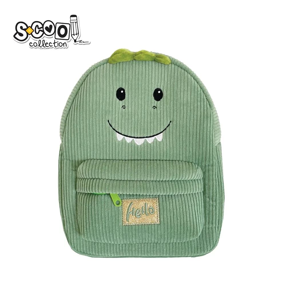 Ghiozdan gradinita Baby Animals, 23x8x28 cm, DINOSAUR - S-COOL
