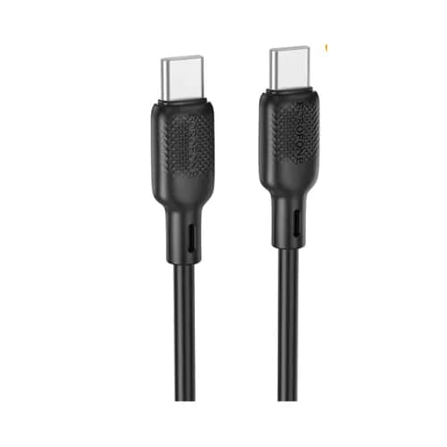 CABLU alimentare si date Borofone "BX113", Fast Charging Data Cable pt. smartphone, USB Type-C la USB Type-C, 60W 3A, 3m, negru "6941991115561"