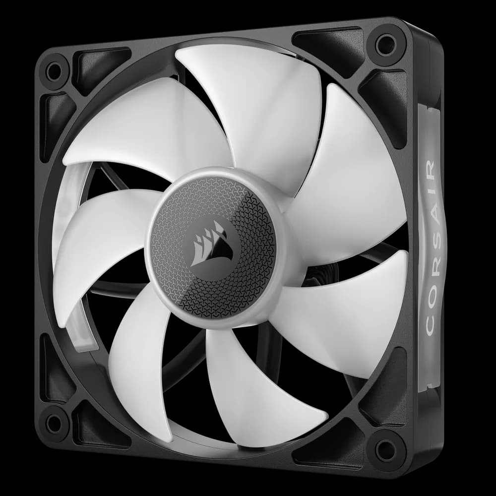 VENTILATOR Corsair iCUE LINK RX120 1x120mm RGB NEGRU, 0.400-2100 RPM +/- 10%, 10.5-74.2 CFM, Presiune Statica: 0.12-4.38 mm-H2O, 10-36dBA, Prindere magnetica, Lungime cablu 135mm "CO-9051017-WW" — miniatură