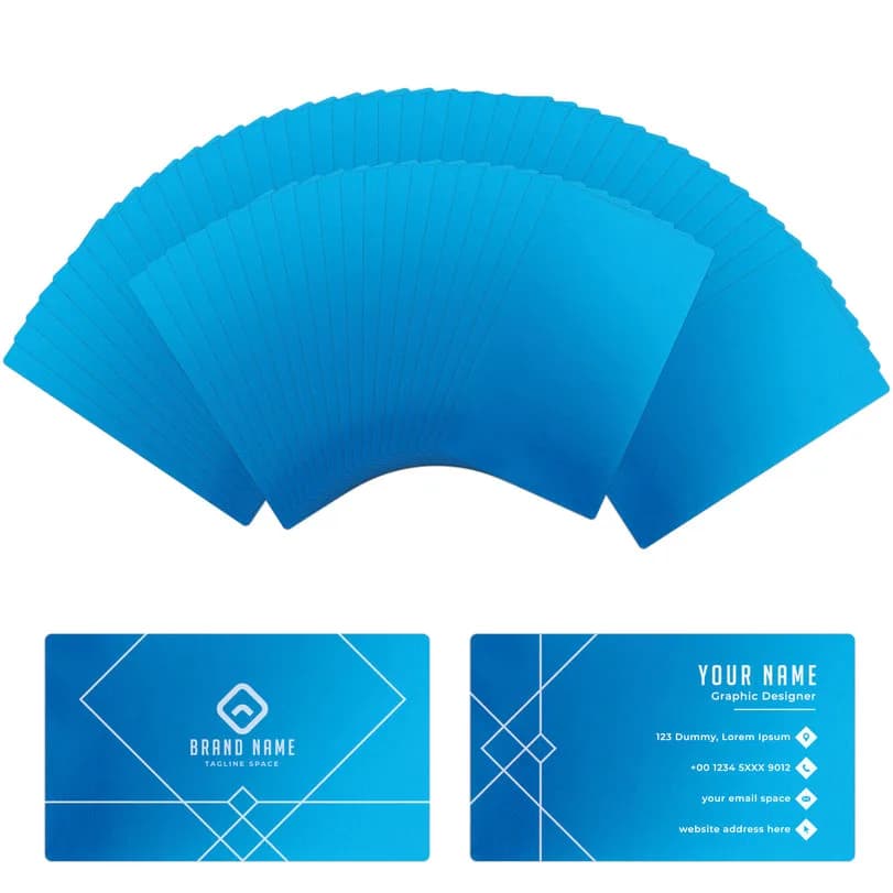 Material pentru gravare laser xTool Metal Business Cards – 60 buc (P5020127) — miniatură