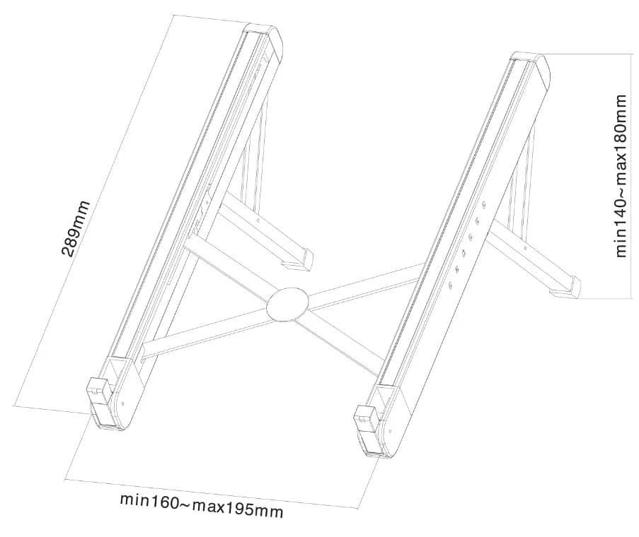 Stand racire Laptop Neomounts by Newstar NSLS010 — miniatură