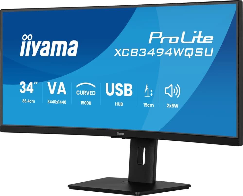 Monitoare LED iiyama XCB3494WQSU-B1 "XCB3494WQSU-B1" — miniatură