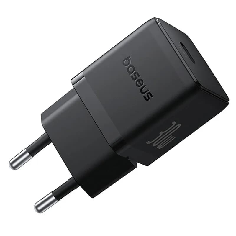 INCARCATOR retea Baseus Palm, Quick Charge 30W, 1 x USB Type-C, negru "P10111605113-00" - 6932172672775 — miniatură