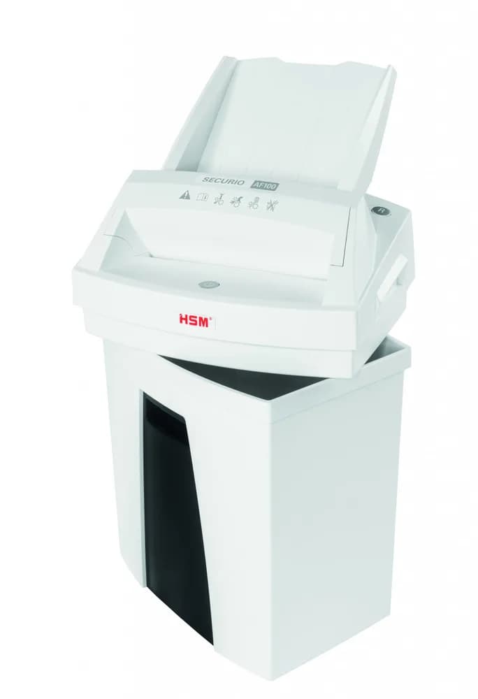 Distrugator documente automat HSM Securio AF100, 5-6 coli, cross cut (4.5 x 25mm), securitate 4 "H-2063111" — miniatură
