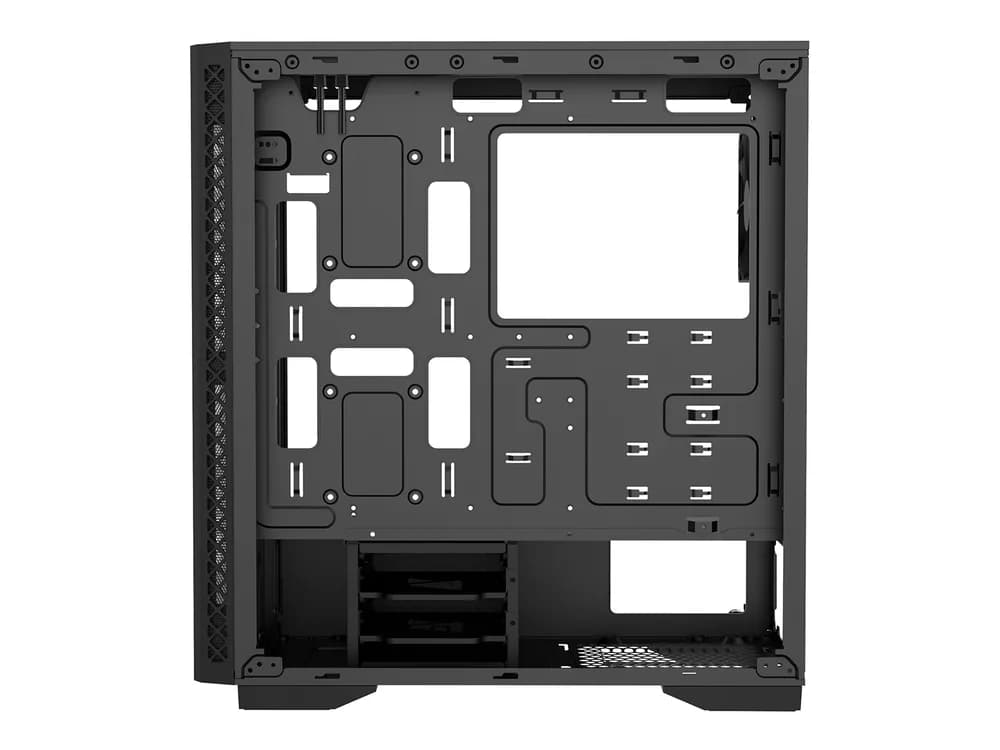 CARCASA DEEPCOOL MATREXX 50 ADD-RGB 4F, Middle Tower E-ATX, fara sursa, sticla securizata, 4xfan, USB 2.0x2, USB 3.0x1, Jack 3.5mmx2, mesh, add RGB "DP-ATX-MATREXX50-AR-4F-NE" — miniatură