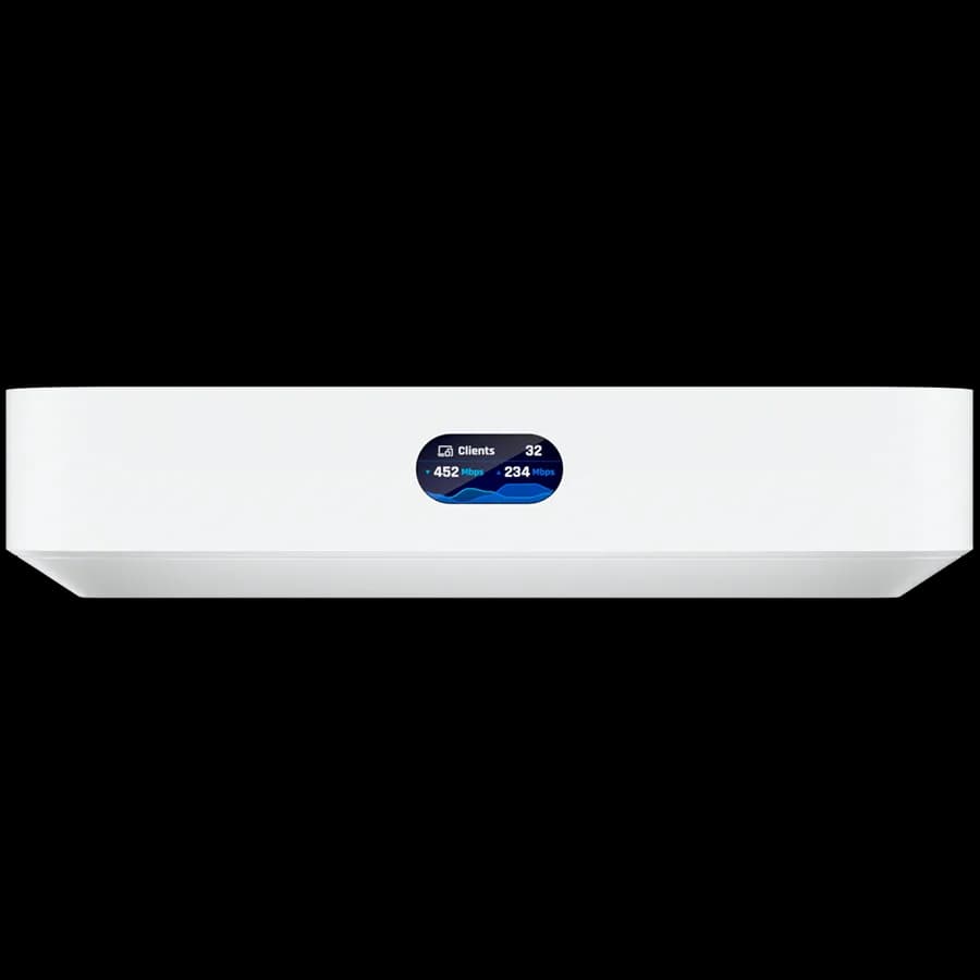 UBIQUITI Compact UniFi Cloud Gateway with a full suite of advanced routing and sec features,Manages 30+ UniFi devices and 300+ clients;1Gbps routing with IDS/IPS "UCG-ULTRA-EU"