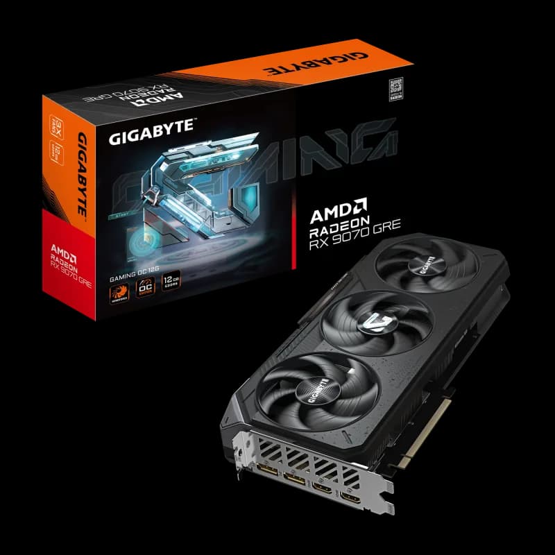 Placa video Gigabyte Radeon RX 9070 GRE GAMING OC 12G, 12GB GDDR6, PCI Express x16, 192bit