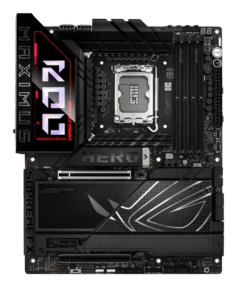 Placa de baza ASUS ROG MAXIMUS Z890 HERO Intel Z890 LGA 1851 (Socket V1) ATX "90MB1ID0-M0EAY0" — miniatură
