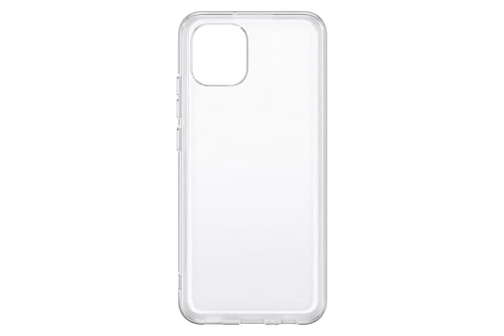 HUSA Smartphone Samsung, pt Galaxy A03, tip back cover (protectie spate), TPU, ultrasubtire, transparent, "EF-QA036TTEGEU" — miniatură
