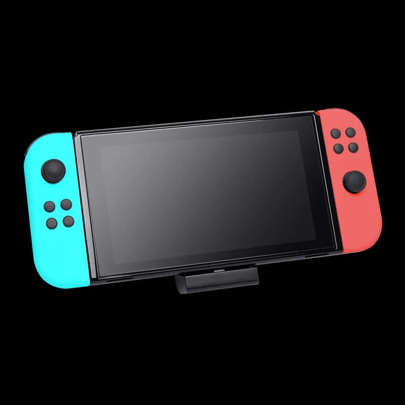 Pachet accesorii Trust pentru conosola Nintendo Switch, pachetul contine: husa de transport, 2 x prinderi Joy-Con, 2 x volan, sticla securizata pentru Switch, sticla securizata pentru Switch OLED, stand de incarcare, cablu USB-C-A, manual de utilizator — miniatură