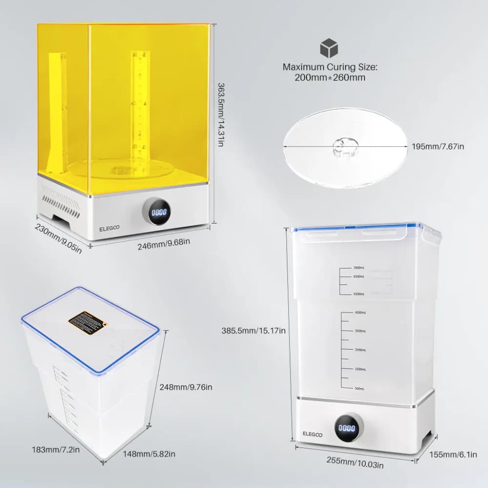 Accesoriu imprimantă 3D Elegoo Mercury XS Bundle — miniatură