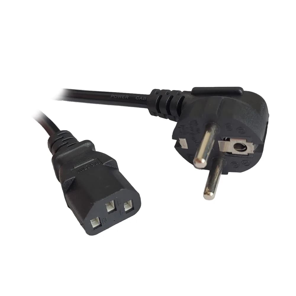 CABLU alimentare Spacer 1.8m, intrare Shucko, iesire C13, 10A, negru, "SPPW-SCHK-C13-10A-1.8"