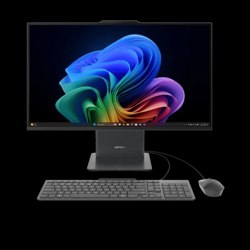All-in-One Consumer Lenovo IdeaCentre AIO 27ILL11 cu procesor Intel Core Ultra 7 256V pana la 4.8 GHz, 27 inch, FHD, 16 GB, Intel Arc Graphics 140V, FreeDos, Grey