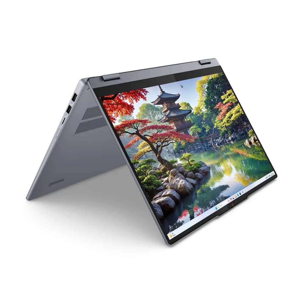 16 IdeaPad 5 2-in-1 16IAL10, WUXGA IPS Touch, Procesor Intelxxxx CoreTM Ultra 7 255H, 16GB LPDDR5X, 1TB SSD, Intel Arc 140T, Win 11 Home, Luna Grey "83KS001DRM" ( — miniatură
