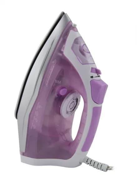 Fier de calcat Esperanza Tulle EHI004 ceramic 2400W Alb/Roz "EHI004" — miniatură
