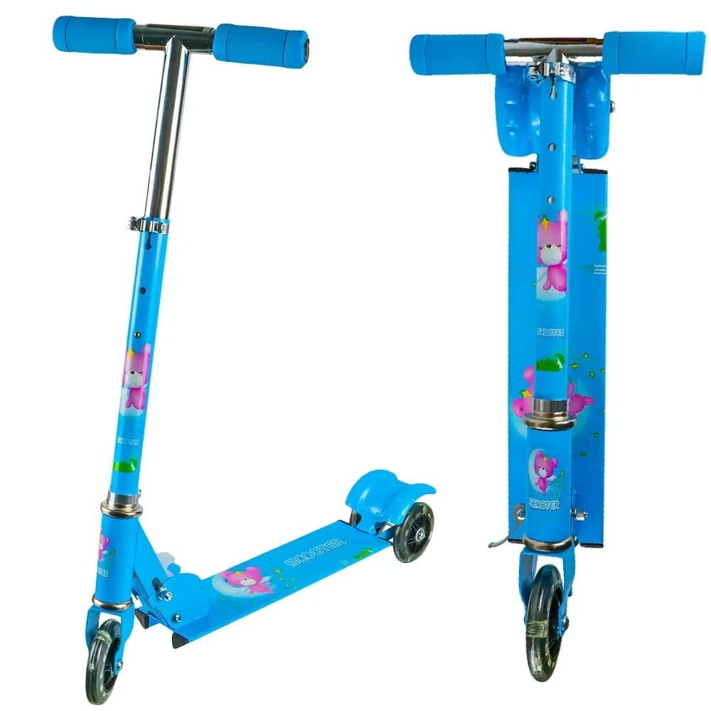 Trotineta cadru metal, 3 roti, 72 cm — miniatură
