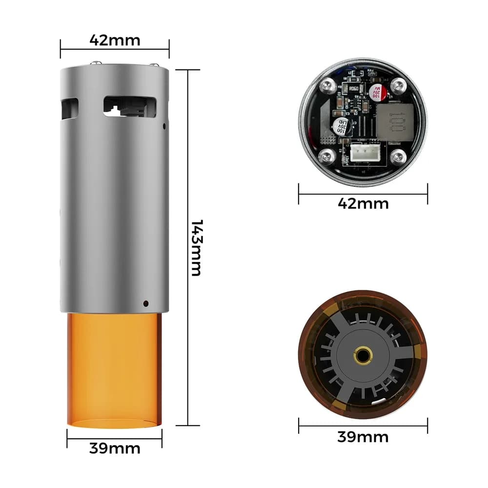 Modul laser TwoTrees 5,5 W circular pentru TTC3018 — miniatură