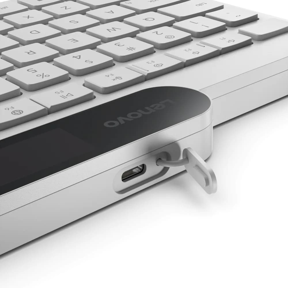 Tastatura Lenovo 800, Wireless, Alb — miniatură
