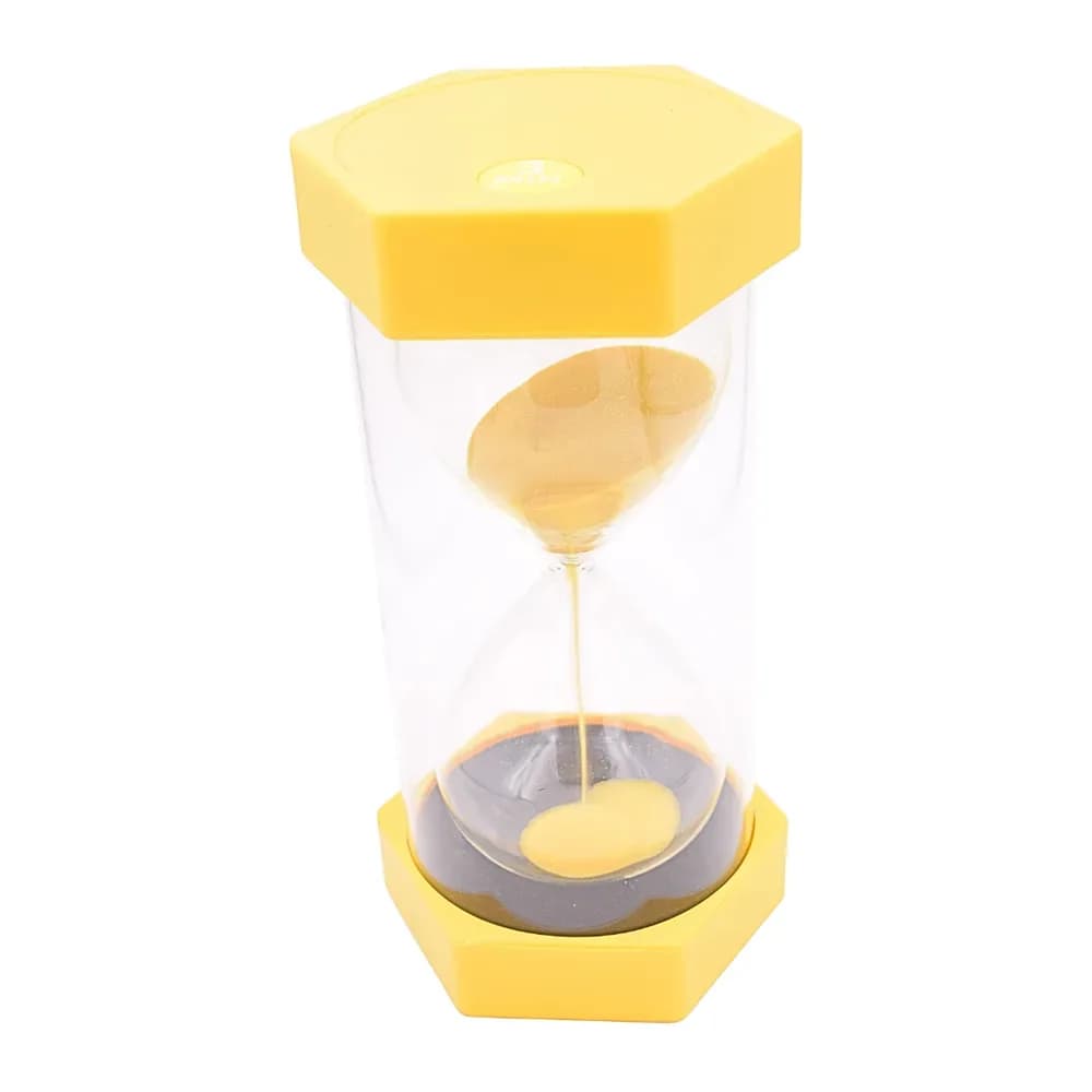 Clepsidră mare pentru evenimente – 3 min. – galben — miniatură