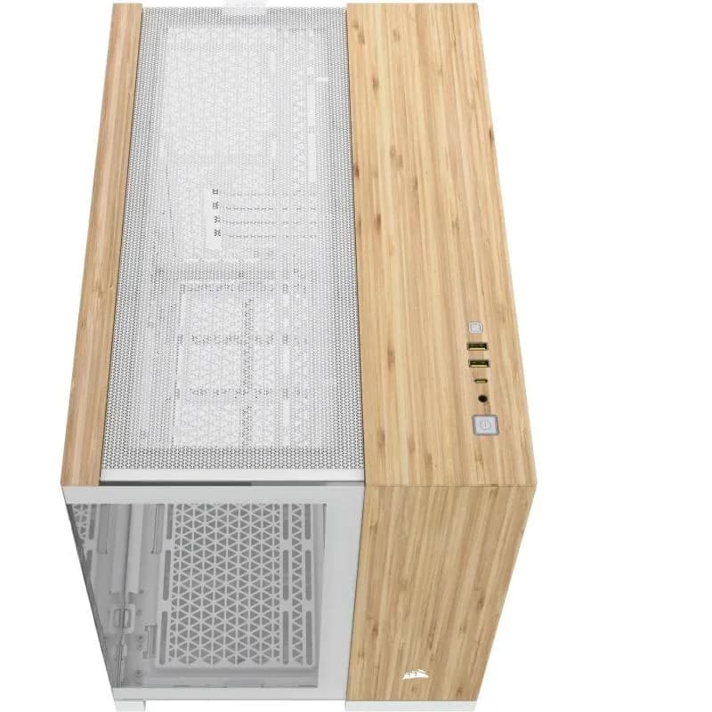 Carcasa CORSAIR 2500X, RGB, Mid Tower, White — miniatură