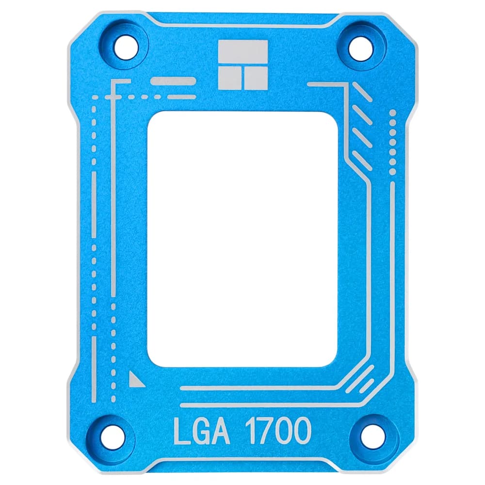 Contact frame Thermalright, compatibil LGA 1700 aliaj aluminiu, 54x70x6mm, blue, "LGA 17XX-BCF-BLUE" — miniatură