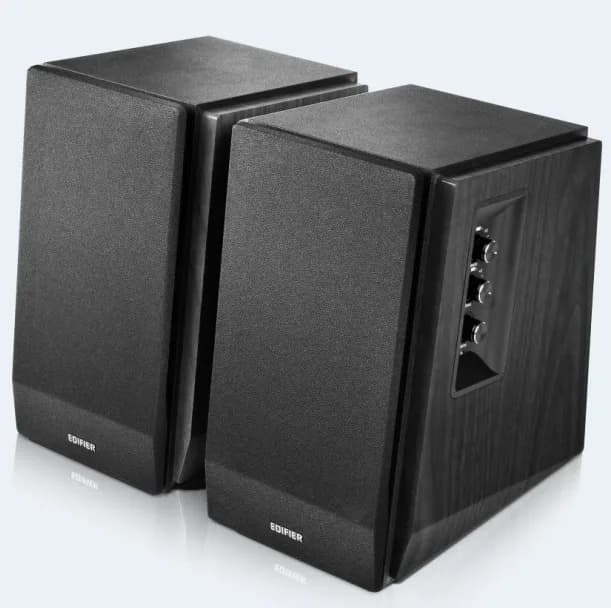 BOXE EDIFIER 2.0, RMS: 66W (2 x 15W, 2 x 18W), bluetooth, telecomanda wireless, volum, bass, treble, dual RCA, black, "R1700BT" — miniatură