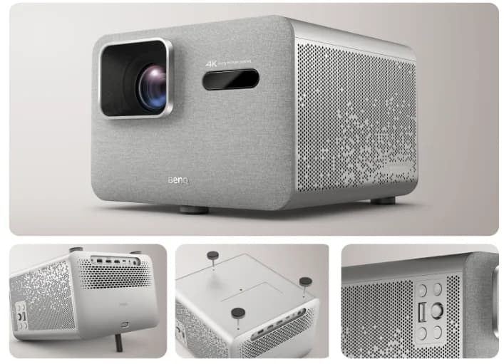 BenQ TK705STi, DLP, UHD, 3840x2160, 3000 ANSI lm, HDMI, Google TV, AirPlay, Bluetooth 5.2, Boxe, 16:9, Gri "TK705STi" — miniatură