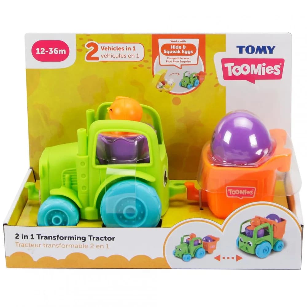 JUCARIE 2IN1 TRACTORAS, TOMY — miniatură