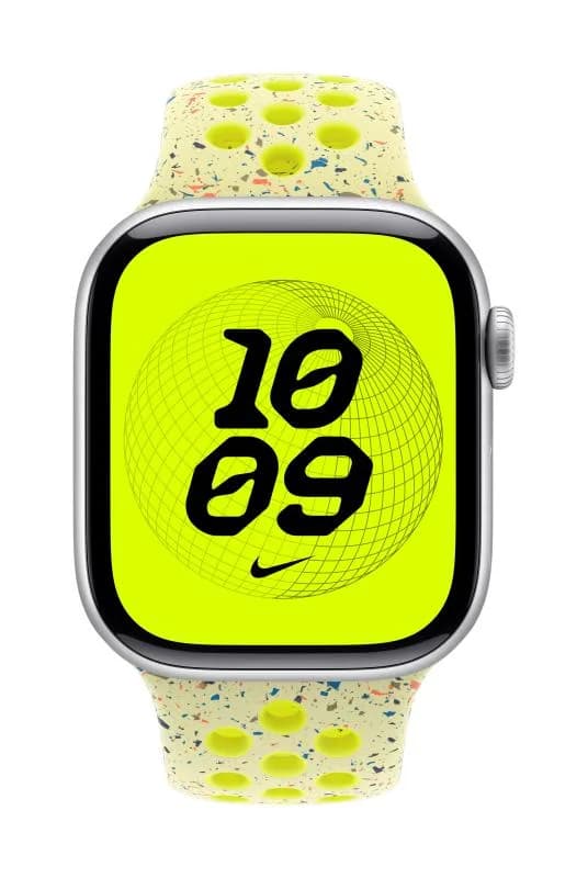 Curea pentru Apple Watch 42mm Nike Sport Band: Volt Splash Nike Sport Band - M/L
