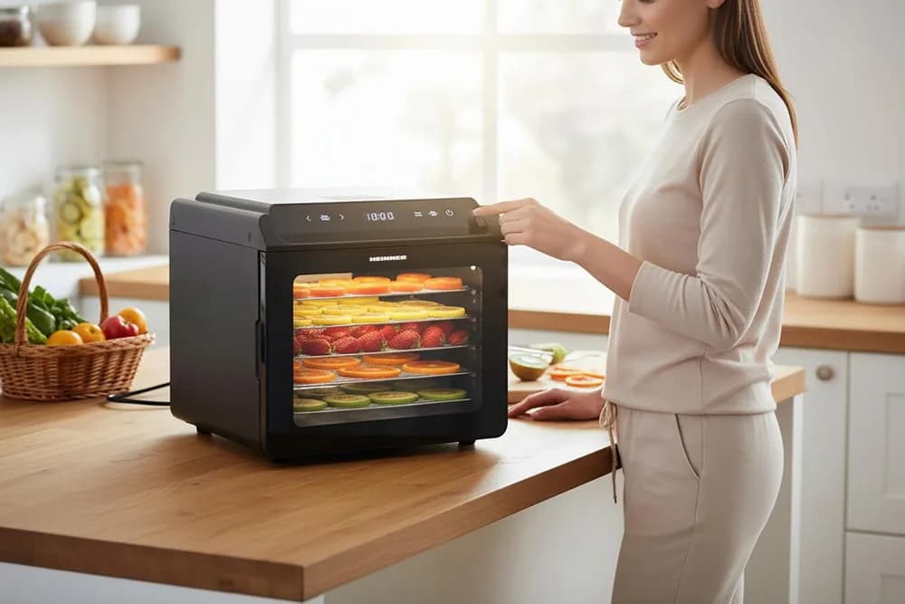 DESHIDRATOR FRUCTE SI LEGUME HEINNER NATUREDRY HFD-KD600BK — miniatură