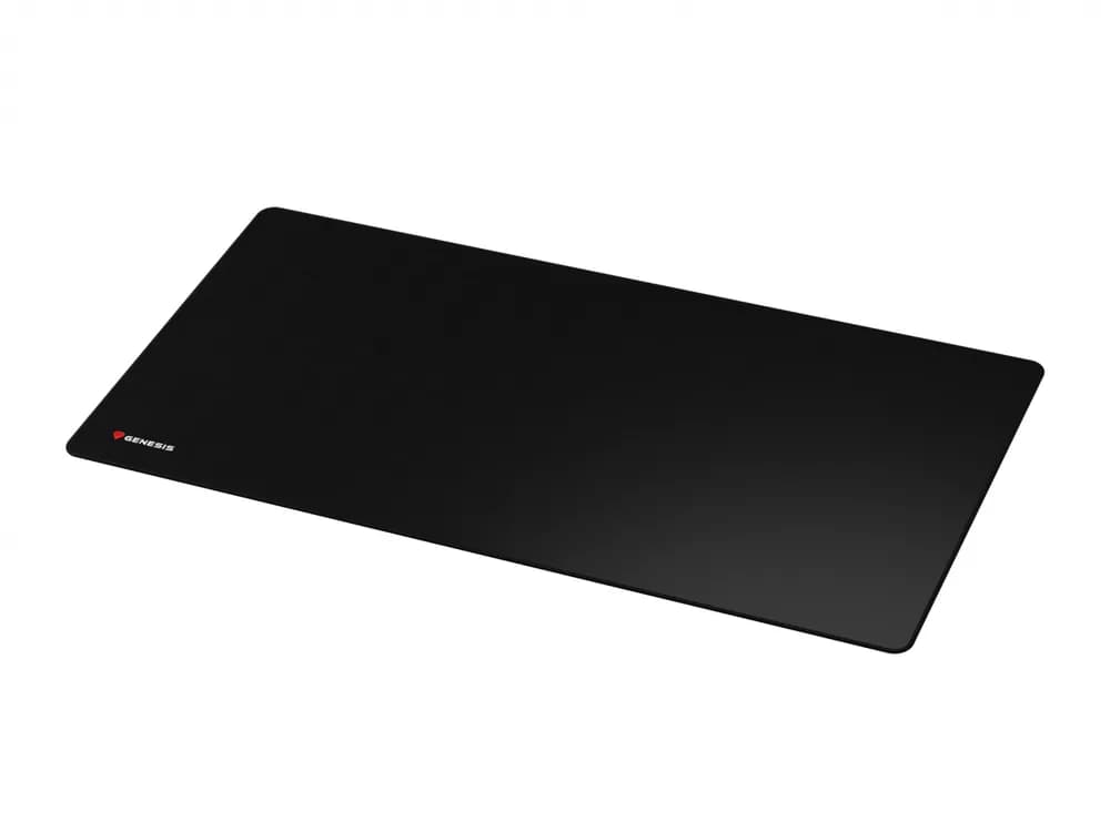 Mousepad Genesis Carbon 500 Maxi Logo, material cauciuc + textil, dimensiuni 900x450x2.5 mm, negru — miniatură